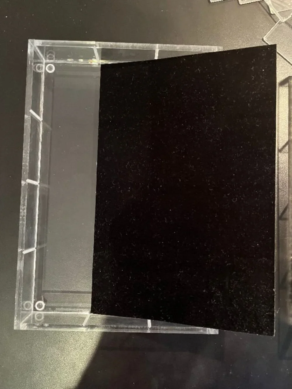 Set of 2 Acrylic Stackable Jewelry/Craft Trays With Moveable Inserts